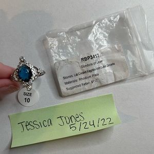 Ring bomb party Scattered Jewels RBP5951 Size 10